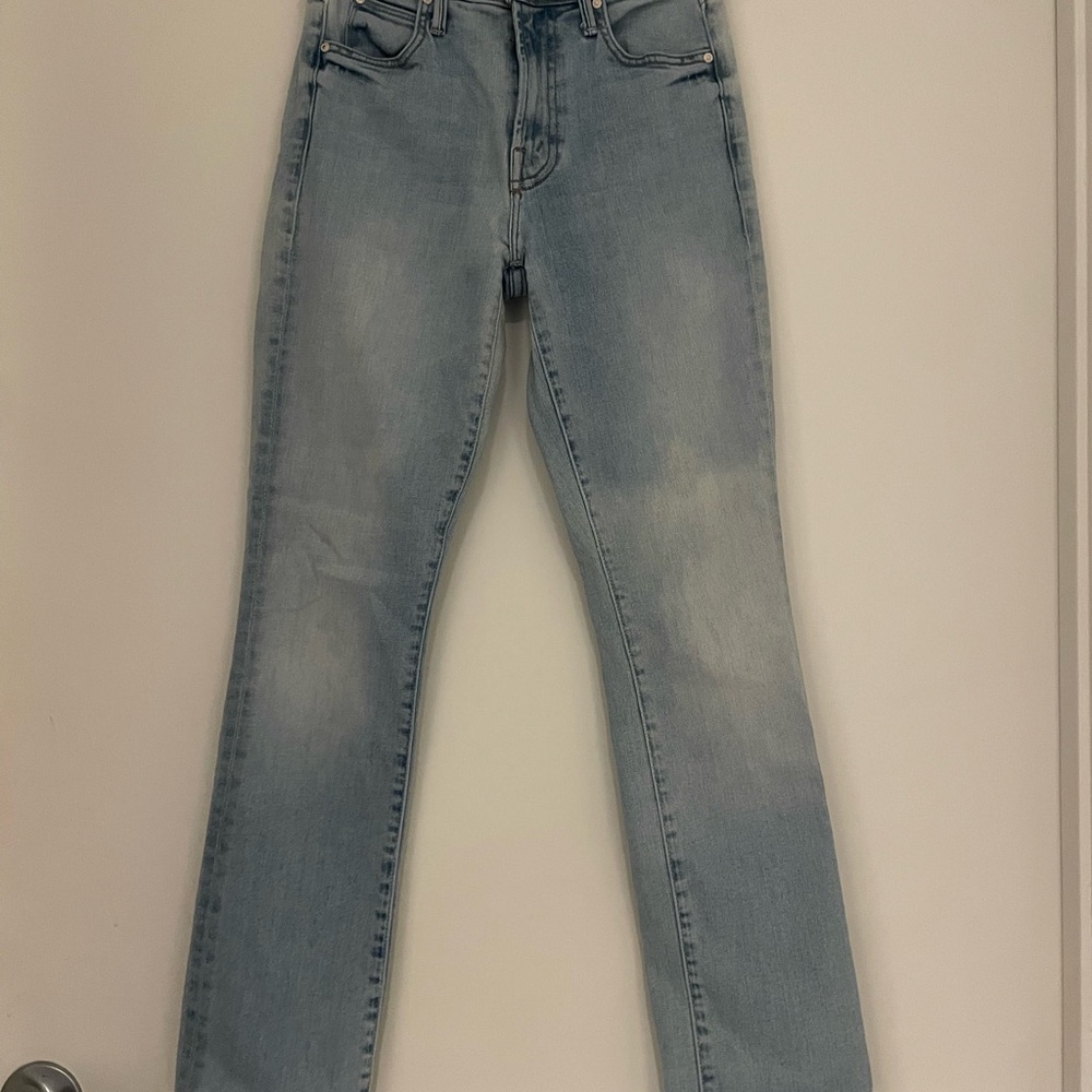 MOTHER Women's Light Blue Skinny Jeans